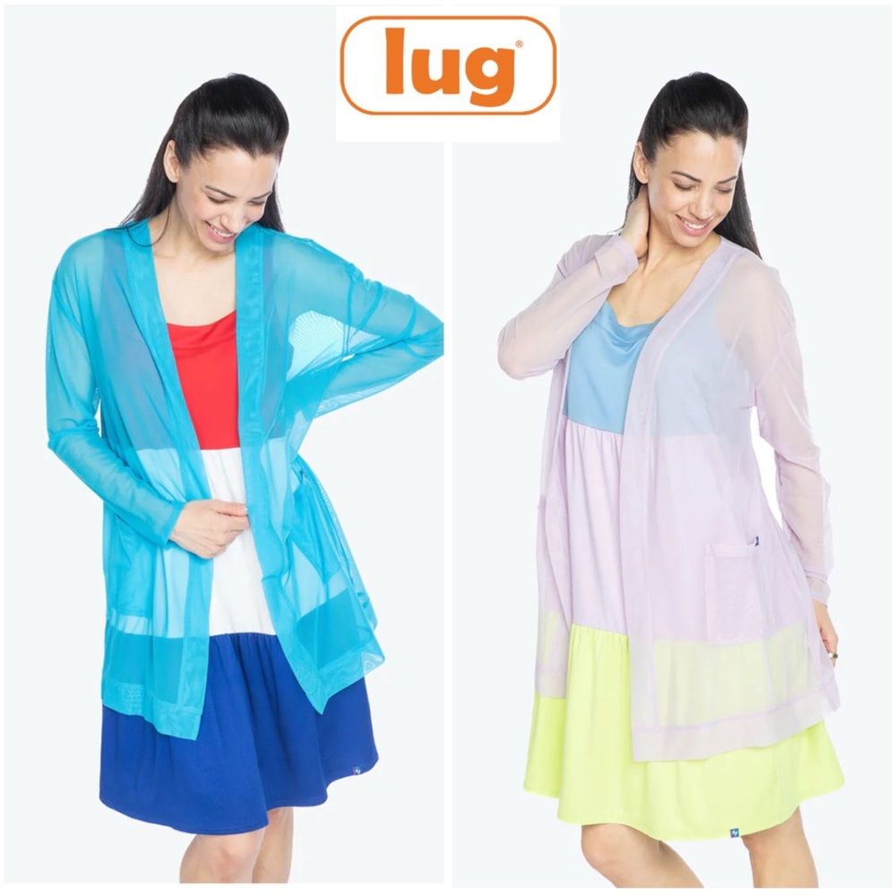 Lug Skeeter Lightweight Cardigan S NWT Sugarplum or Sky Blue